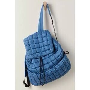 Free People Movement Quilted Hiker Backpack in FRENCH BLUE NWT SOLD OUT